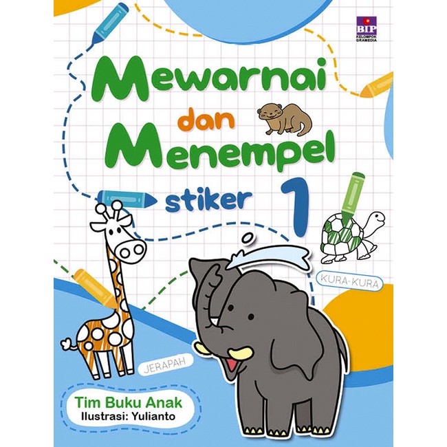 GRAMEDIA MADIUN - MEWARNAI DAN MENEMPEL STIKER 1