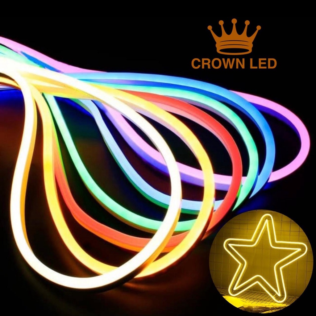 Lampu Neon Flex LED DEKORASI selang 12V DC neonflex 12 v volt sign 12volt 5M