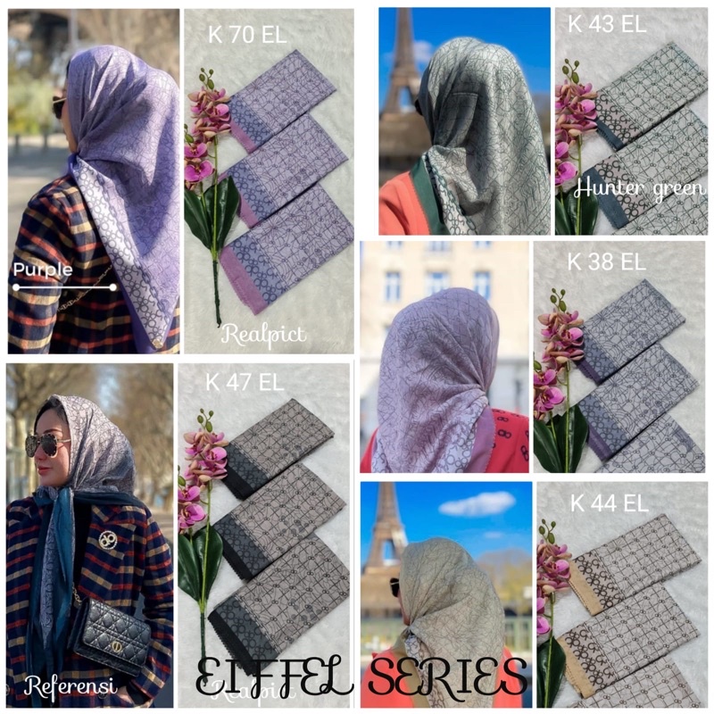 jilbab voal motif premium laser cut terbaru