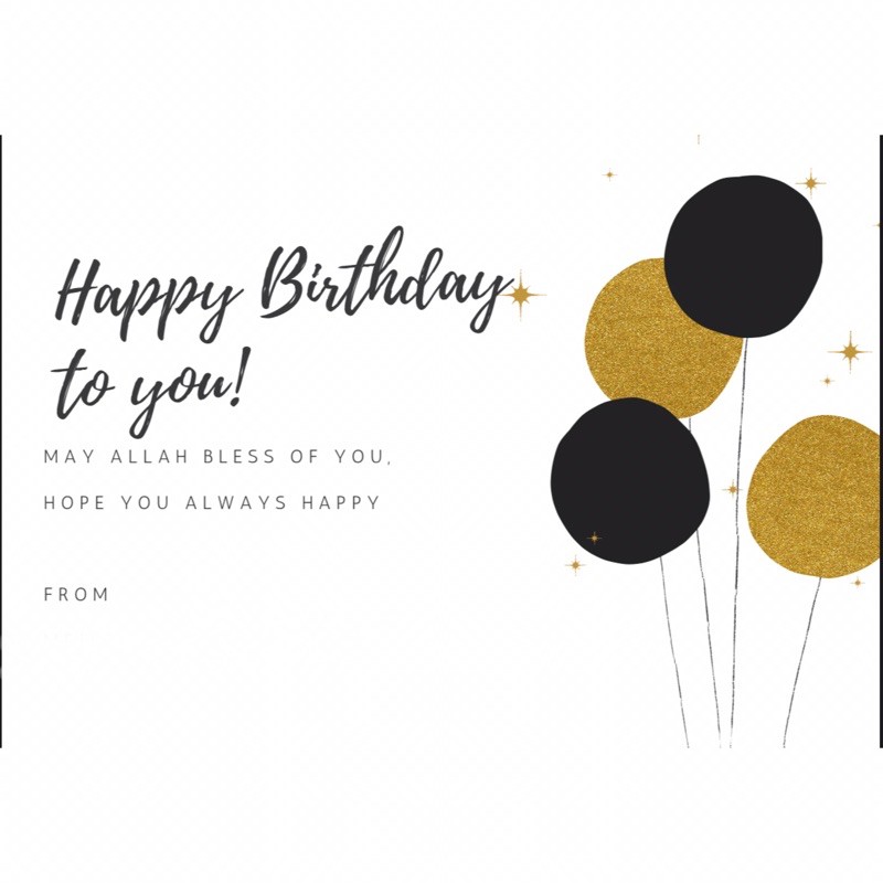 Jual Kartu Ucapan / Greeting Card misal Birthday card untuk gift/kado