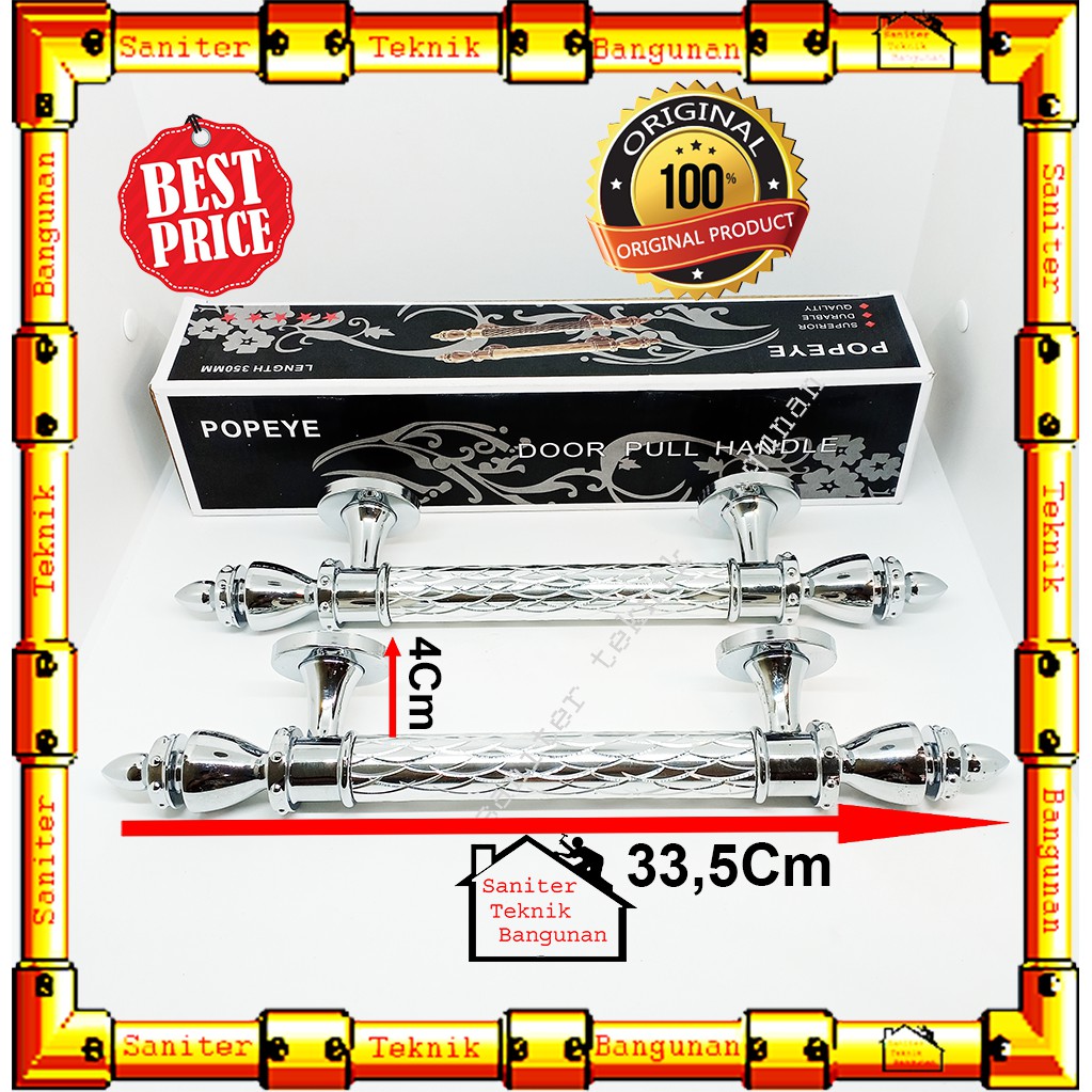 HANDLE PINTU-TARIKAN PINTU-GAGANG PINTU-PULL HANDLE SISIK NAGA CRISTAL