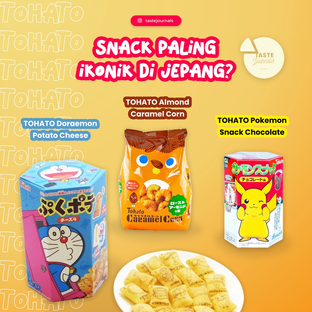 

SNACK JEPANG!!! TOHATO Almond Caramel Corn