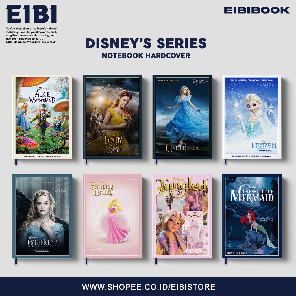 

Eibi Custom Notebook Hardcover Walt Disney's Series Vintage