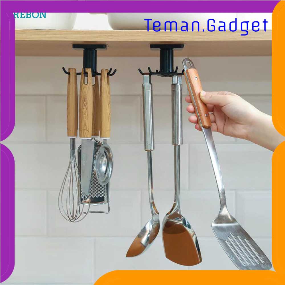 TG-DA GREBON Rak Gantungan Peralatan Dapur 6 Hook Hanger - E008