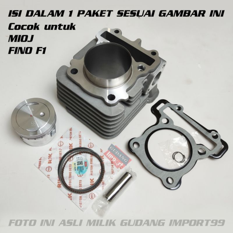 BLOK SEHER BORING BORE UP MIOJ MIO J FINO F1 58 58,5 59 59MM