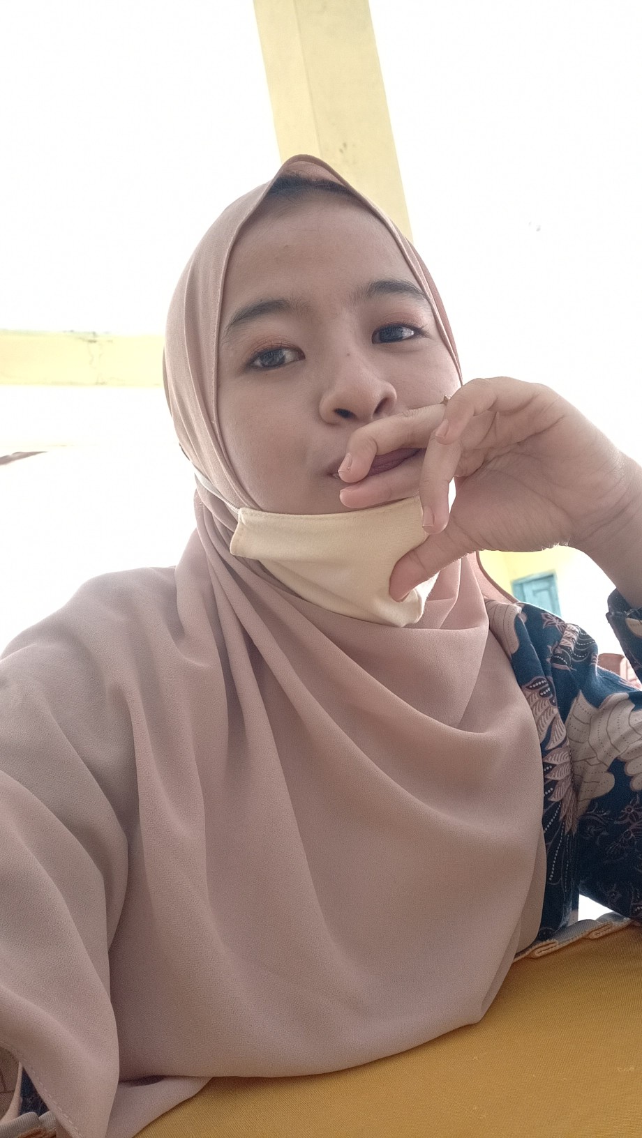 Tey-17 Batik Wanita Asj Sa Hrb026 Kenongo Kemeja Tosca Pendek