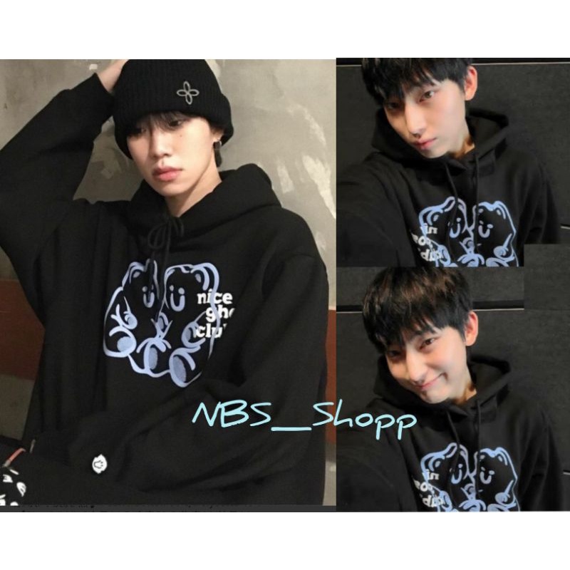 Jaket Hoodie Enhypen Sunoo Nice Ghost Club - Print