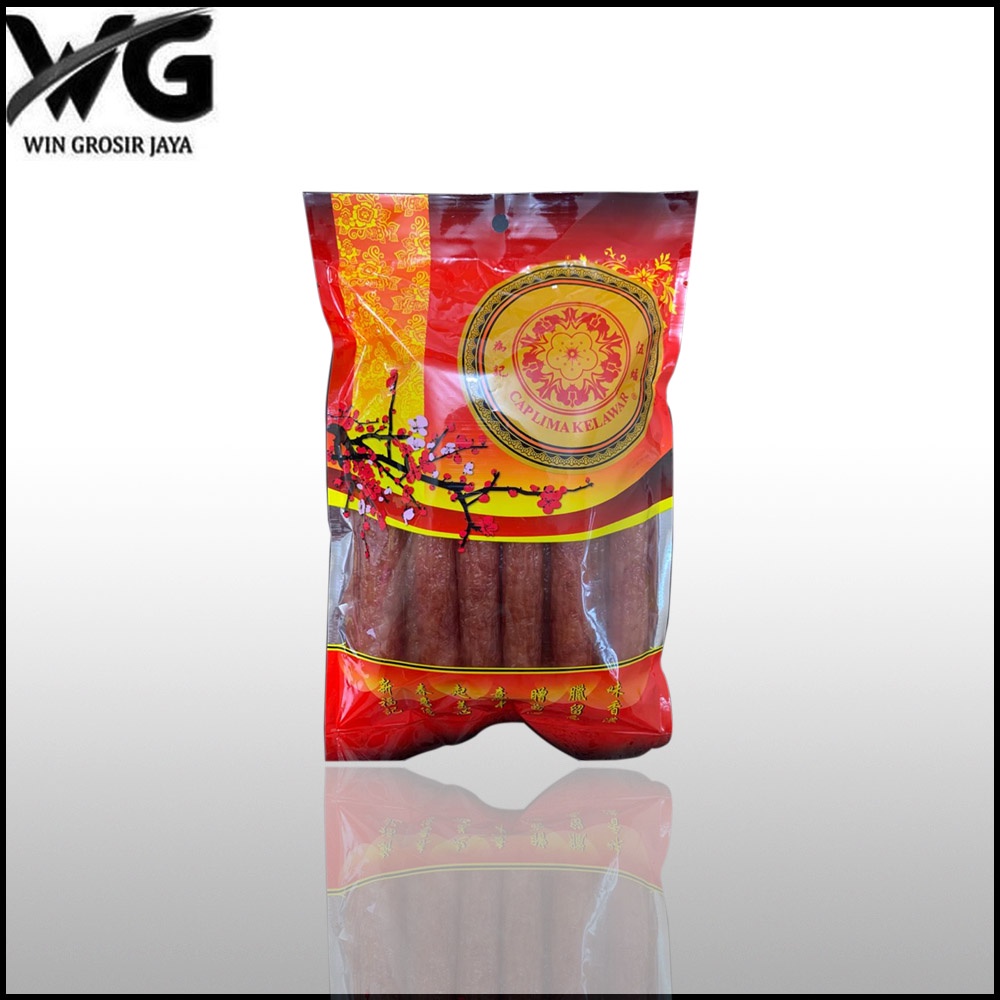 

Sosis Babi Lapchiong Malaysia Cap Kelelawar Isi 11 Batang 500 Gram