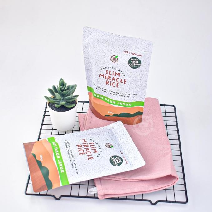 

Slim Miracle Rice Nasi Daun Jeruk (Konnyaku Rice)