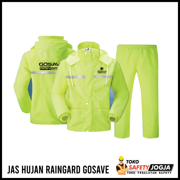 JAS HUJAN PROYEK MOTOR  BAJU CELANA RAINSUIT SAFETY GOSAVE