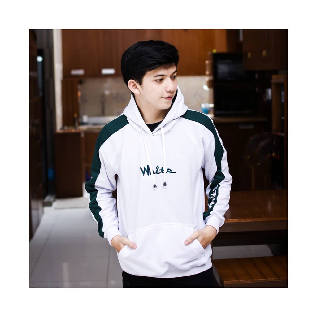 White Hoodie // Hoodie Pria // Baju Distro // Hoodie keren #WH