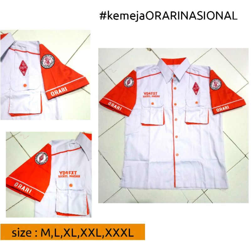 KEMEJA ORARI NASIONAL FULL BORDIR