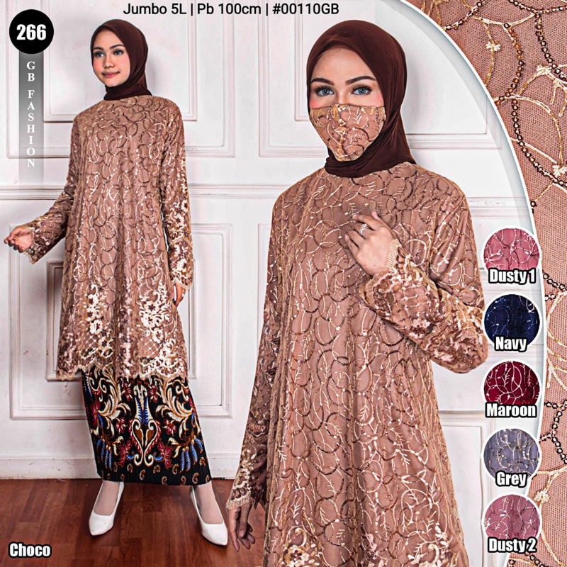 Tunik beukat tile JUMBO 5L (ld130) jumbo