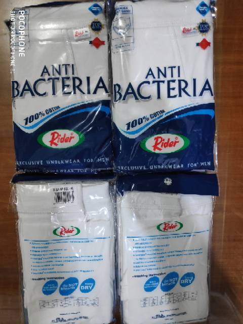 PROMO 1 PCS CELANA DALAM PRIA RIDER PUTIH ANTI BACTERIA / CD RIDER ANTI BAKTERIA 325  COTTON SPANDEX