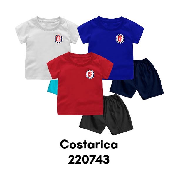 Setelan Bayi &amp; Anak World Cup Edisi AMERIKA EKUADOR Usia 6 Bulan-8 Tahun Bahan Katun Premium