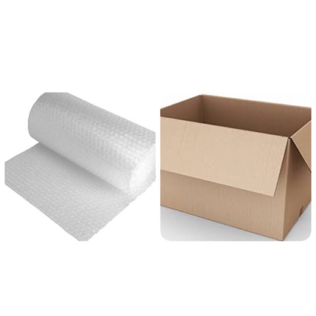 

Extra bubble wrap / Kardus