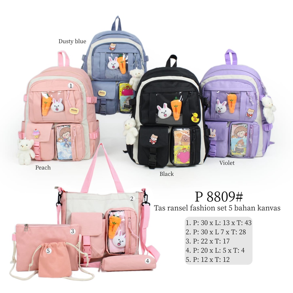 Tas ransel wanita lucu tas ransel boneka tas ransel wanita import