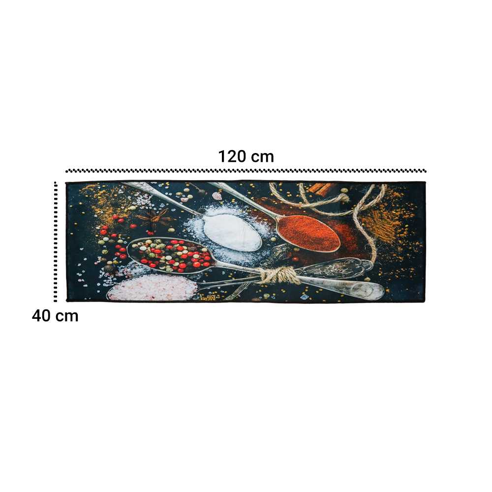 Keset Dapur Anti Slip Serap Air Minyak Living Room Kitchen Balcony Rug 40x120cm Desain Minimalis Berkualitas