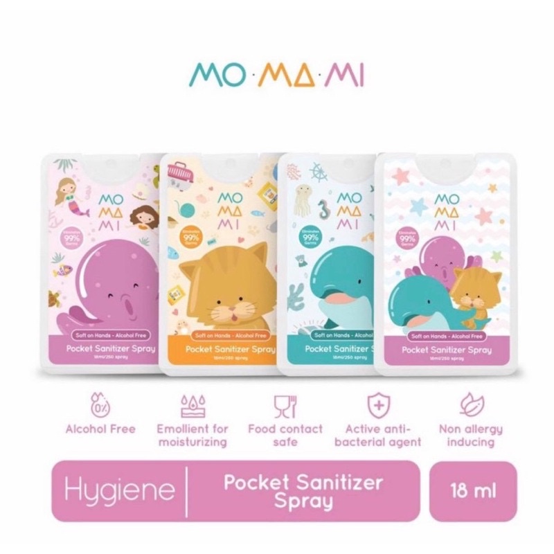 Momami Pocket Sanitizer Spray 18 ml Hand Sanitizer spray
