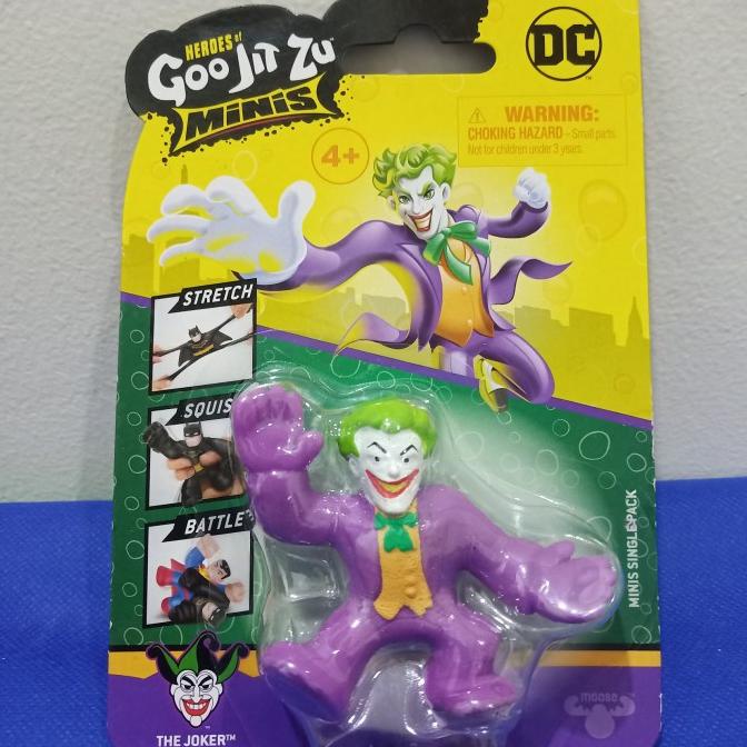 BEST SELLER JOKER & THE FLASH GOO JIT ZU MINIS HAPPY SHOPING