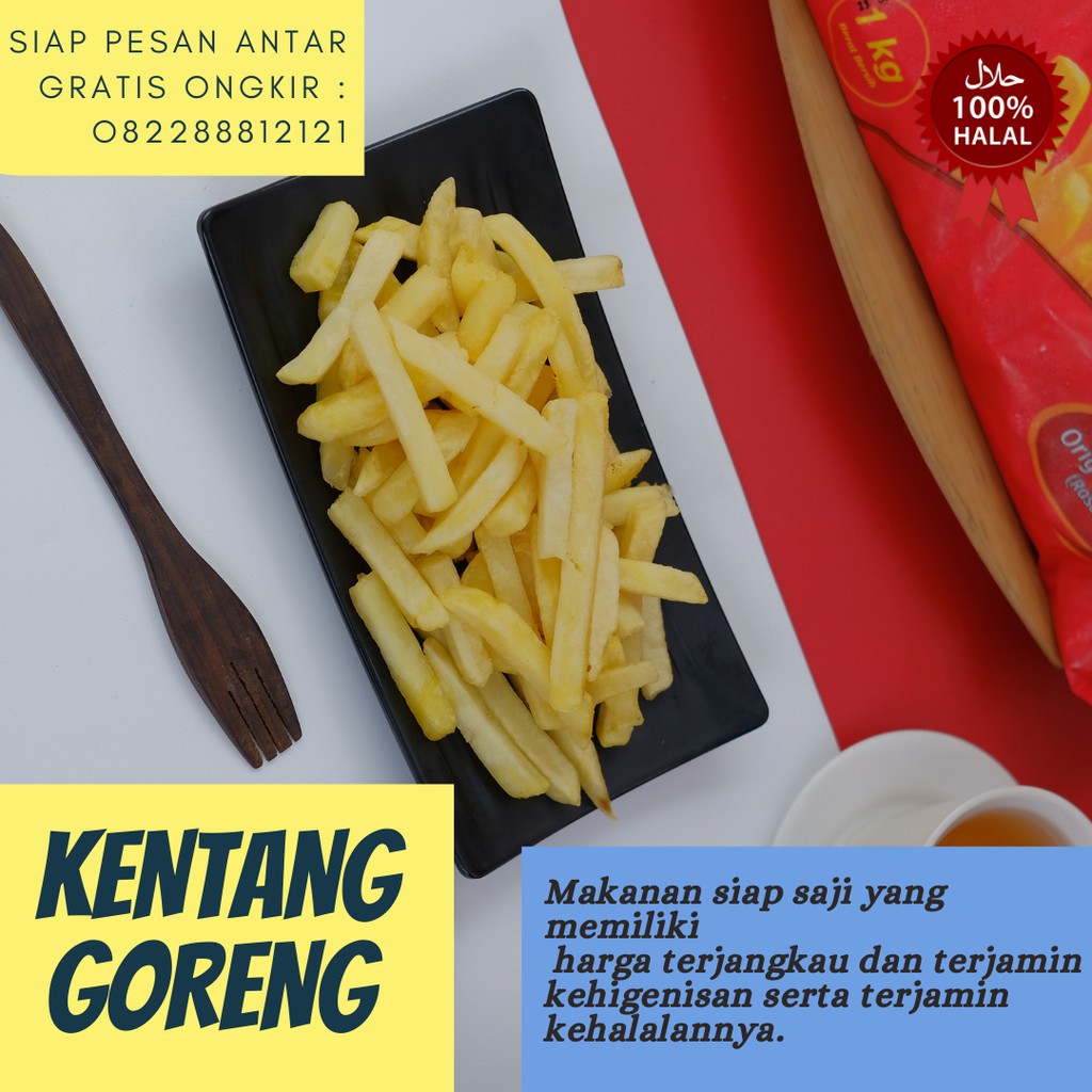 

Kentang Goreng Murah HIGIENIS