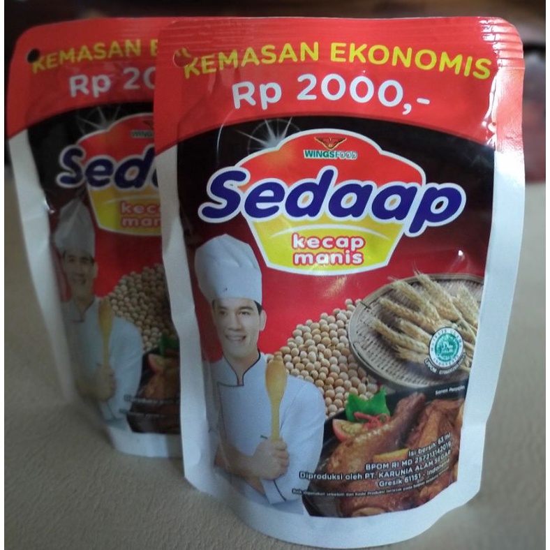 

KECAP SEDAAP REFILL 63ML KEMASAN 2000