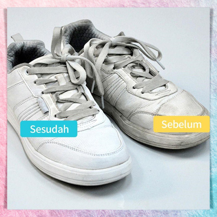 Pembersih Sepatu Penghilang Noda Pemutih Sneakers Tas Shoes Cleaner Sabun Cuci Perawatan Sepatu