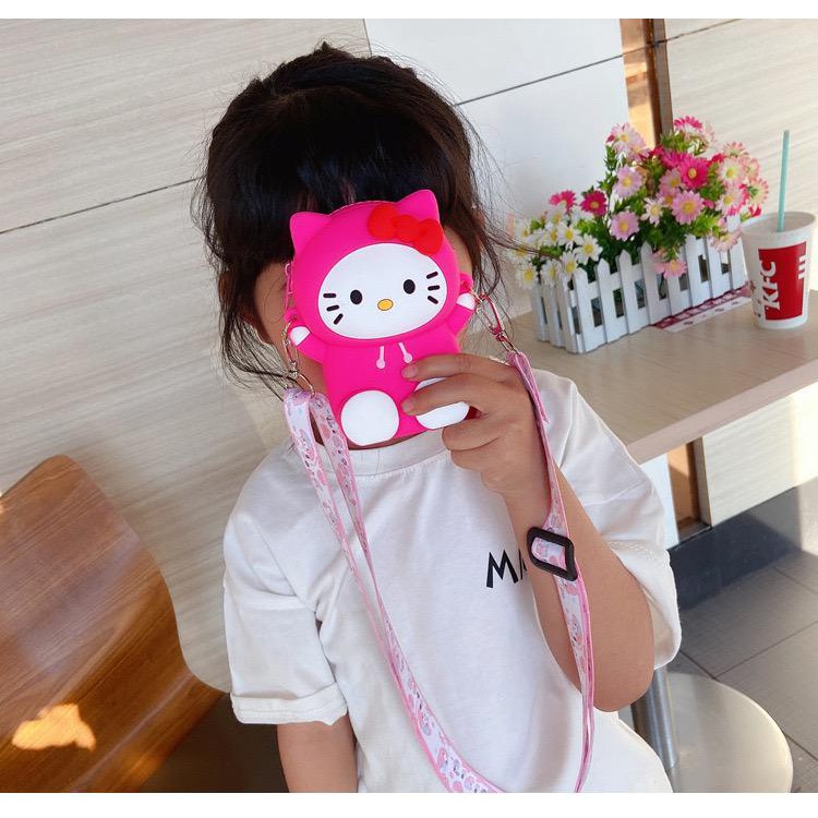 Tas Jelly Anak Rubber Karakter Import
