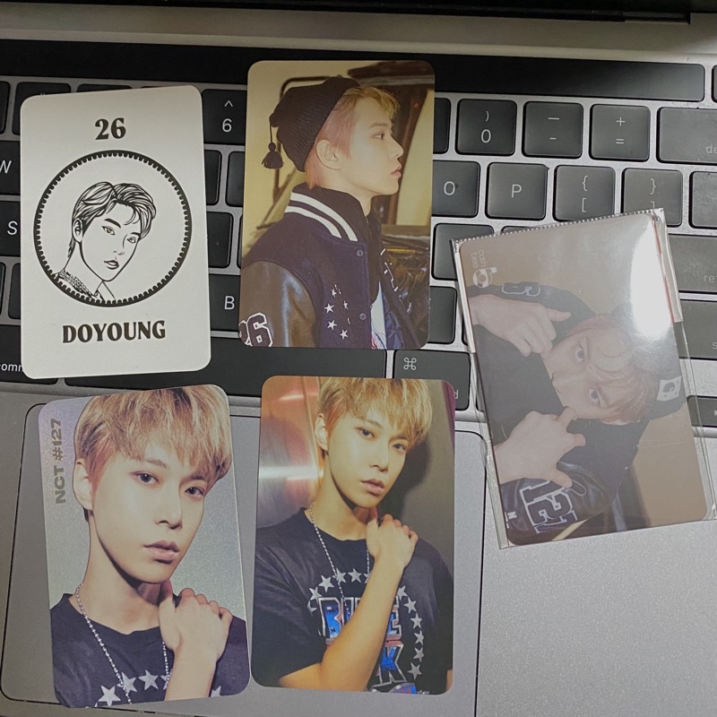 doyoung nct photocard neozone nordic necklace, holo neozone and cashbee neozone