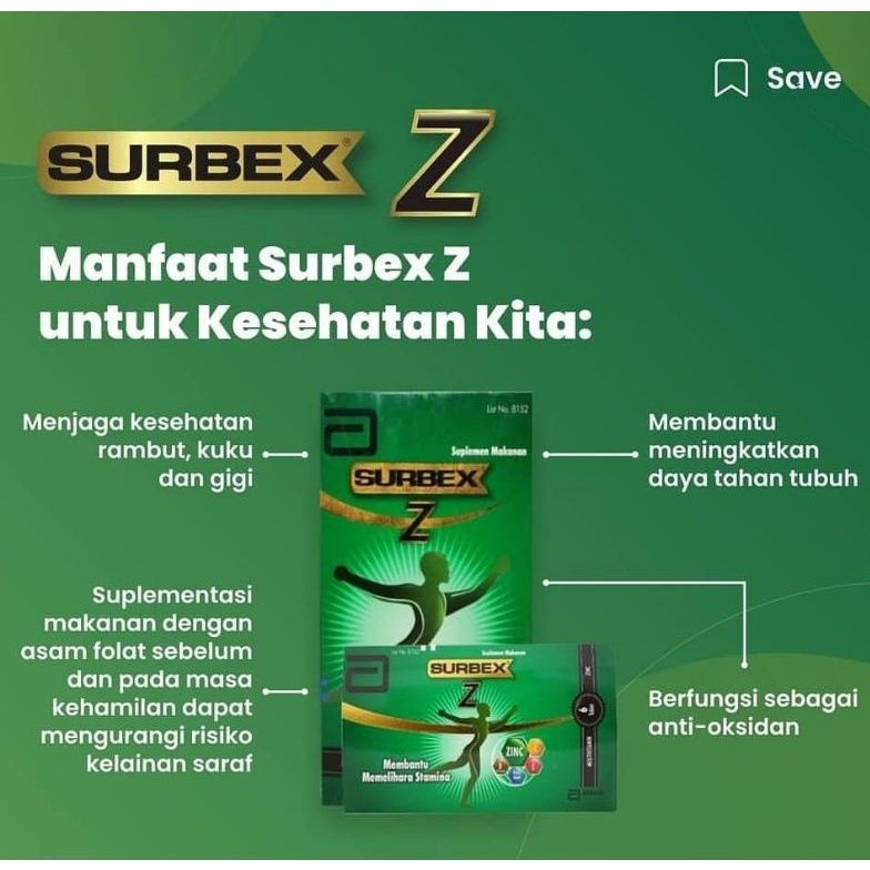 Surbex Z Multivitamin Strip isi 6 Tablet