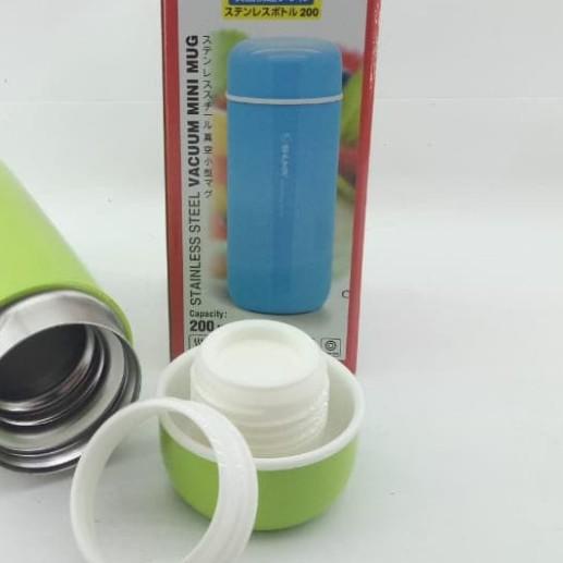 ➦ termos SHUMA vacuum mini mug 200ml - Merah Muda ❁