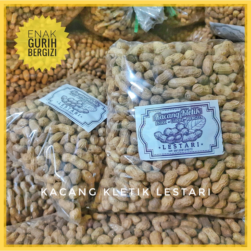 

Kacang Kulit Sangrai 1kg kiloan Goreng Pasir Oven Rasa ORIGINAL Super Kletik Garing kering Renyah Gurih untuk diet