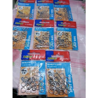 ♦ Split ring pro hunter ring lure ring popper ☛