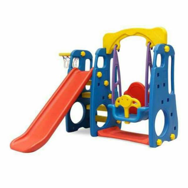 Ayunan perosotan kids slide tobebe perosotan anak 4in1