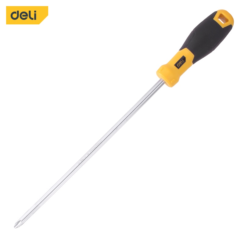 Deli Philips Screwdriver  / Obeng Plus Minus Magnet UKURAN Perkakas EDL638250X