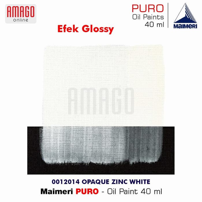 MAIMERI PURO - OIL PAINT - OPAQUE ZINC WHITE - 40ML - M0012014