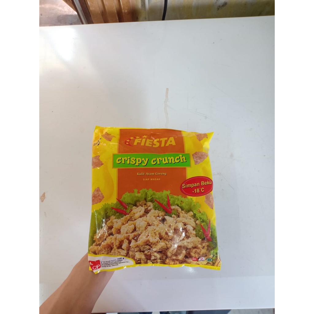 Fiesta Crispy Crunch 300gr, Fiesta Kulit Ayam Olahan, Halal