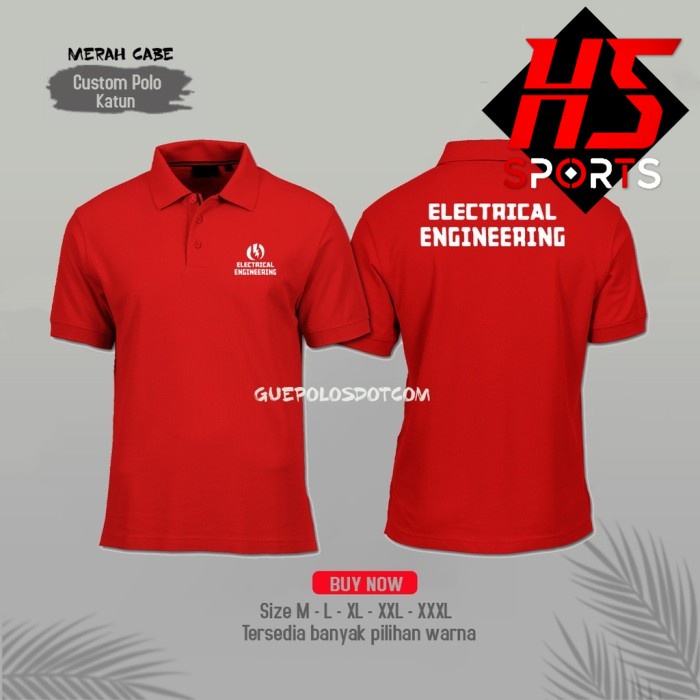 Poloshirt - Kaos Polo Electrical Engineering PLN - Polo kerah PLN