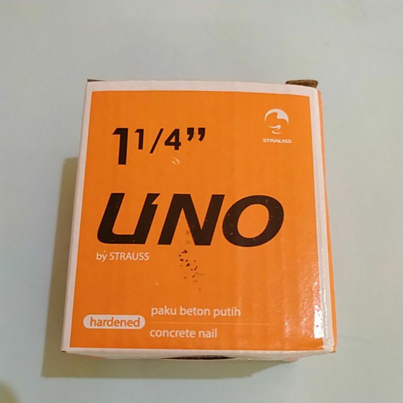 Paku Beton Putih UNO  1inchi. 11/2 inchi. 11/4 inchi. 2 inchi. 21/2 inchi. 3 inchi. 4 inchi. 5 inchi harga 1 kotak