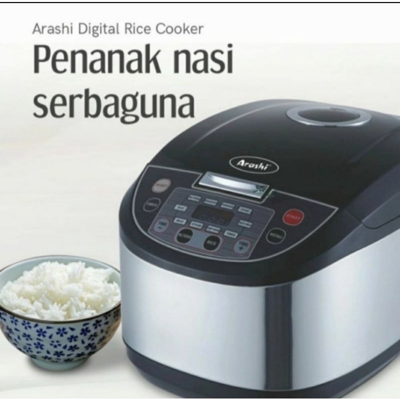 Rice Cooker Digital 3D ARASHI 8 IN 1 ADC 2003 - Magic Com 2 Liter