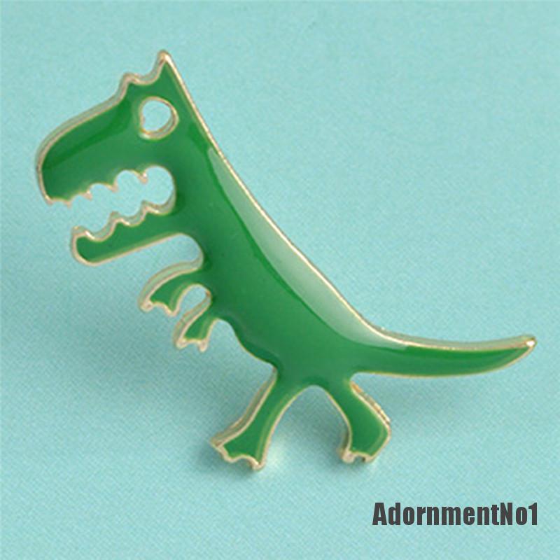 (Adornmentno1) Bros / Pin Desain Dinosaurus Enamel Untuk Aksesoris Pakaian