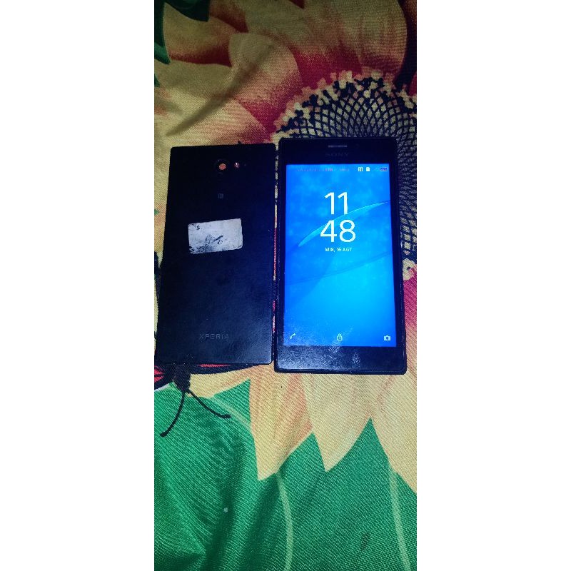 HP Bekas Murah Android Sony M2 Aqua D2302 Mesin Nyala Normal