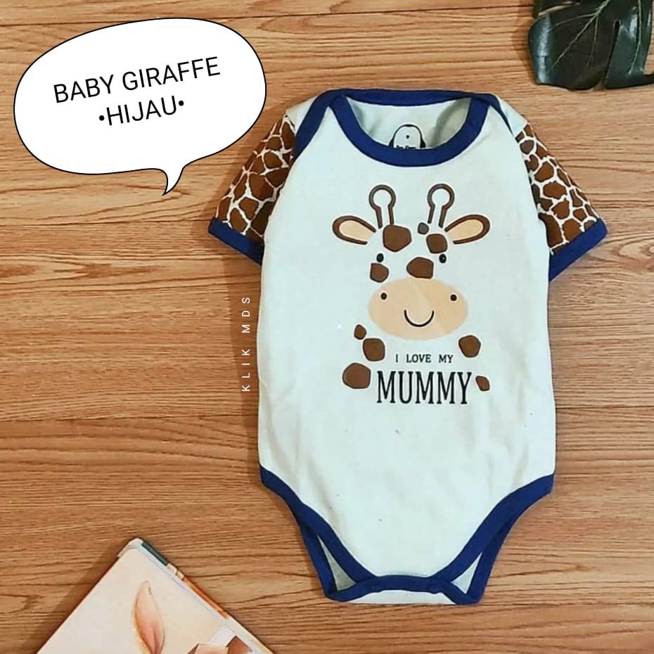 Klik Mds Jumper Anak Bayi Baby Giraffe 1 Ukuran Usia 0-6 Bulan