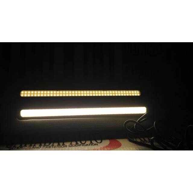 Lampu Led DRL Cob 12W Warna Kuning