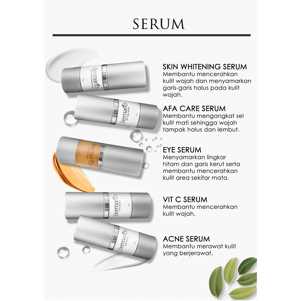Dermarich Serum Wajah Dermarich - Anti Aging Serum Acne Skin White HALAL MUI BPOM