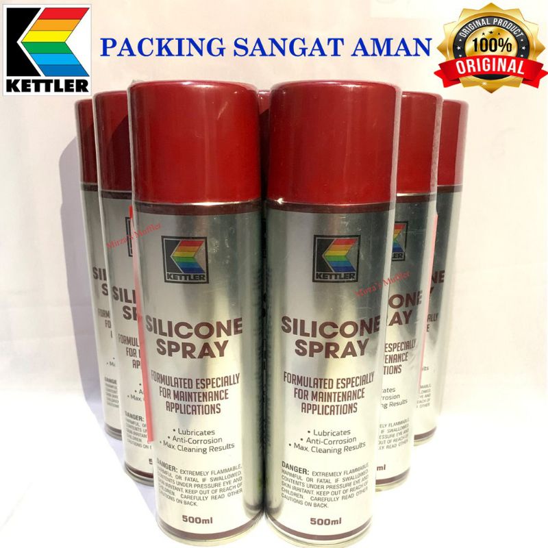 silicone treadmill lubricant KETTLER PREMIUM SILICONE SPRAY 500ml /PELUMAS TREADMILL KETTLER ORI