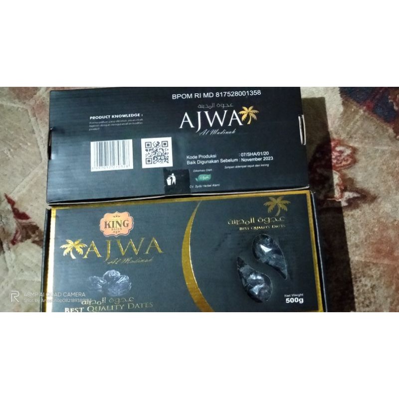 

Kurma ajwa al madina / kurma nabi 500gr