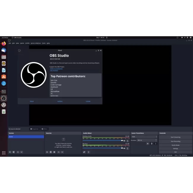 Software OBS Studio 28 versi 2022 Full version Aplikasi Perekam Layar Dan Live Streaming