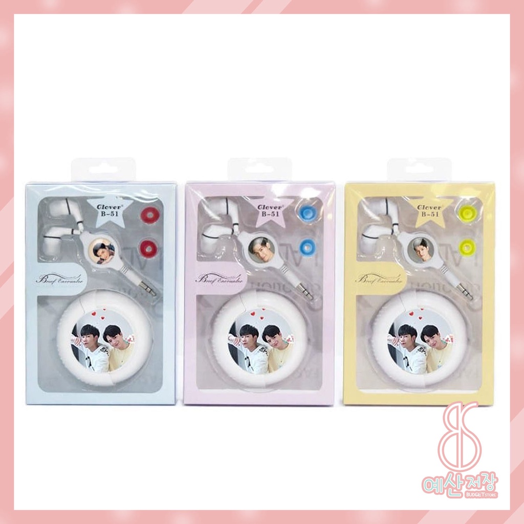 [BS] BISA COD Earphone Roll Thaipop Thailand POP TPOP Headset Lucu Brightwin Earthmix Offgun Mewgulf Bilkinpp Kris Singto - KP953