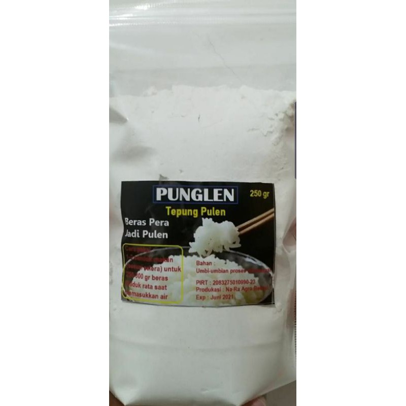 

PungLEN Tepung Pulen Beras Pera jadi Pulen